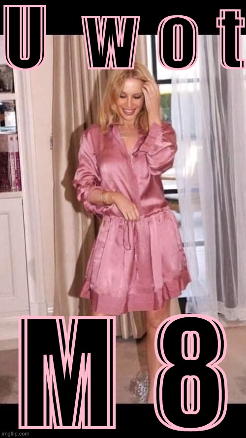 High Quality Kylie u wot m8 pink Blank Meme Template