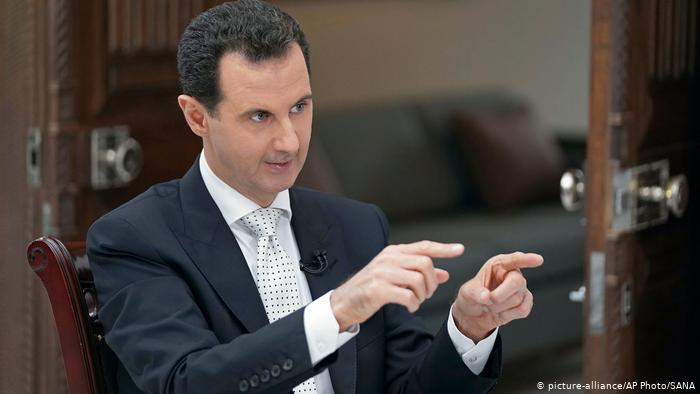 Bashar al-Assad interview Blank Meme Template