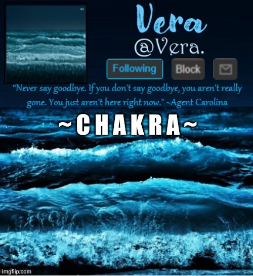 ~ c h a k r a ~ | ~ C H A K R A ~ | made w/ Imgflip meme maker