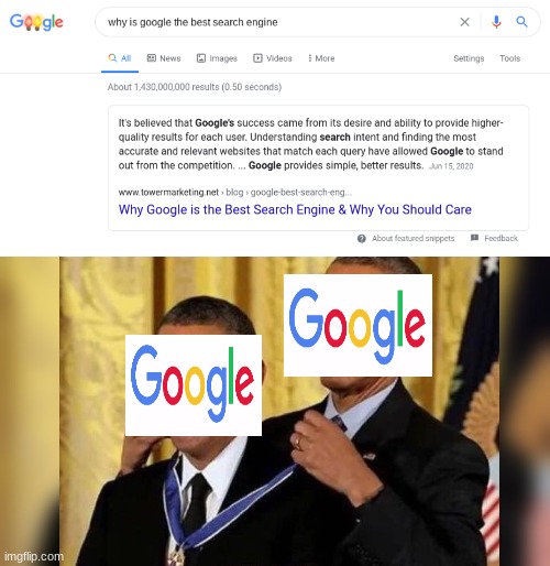 Google noice | image tagged in google,obama beer | made w/ Imgflip meme maker