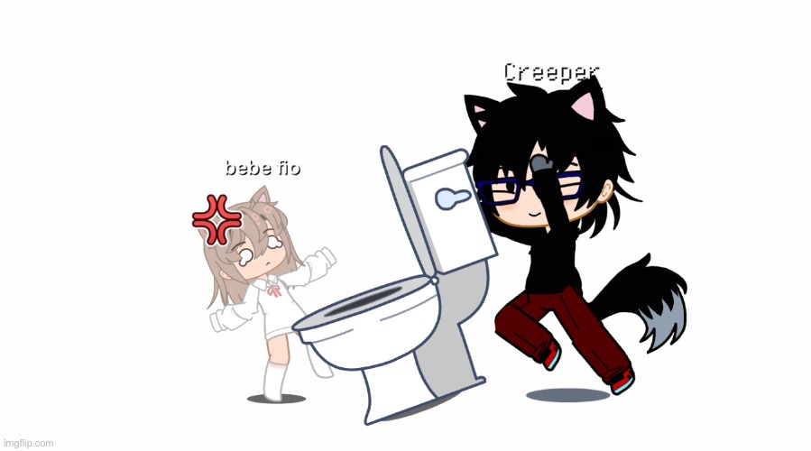 adventures with bebe fio and creeper pt.1 | made w/ Imgflip meme maker