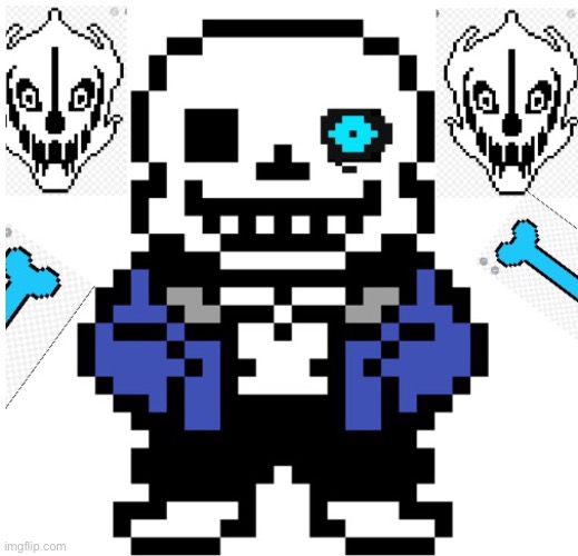 Sans | image tagged in sans undertale pixelated version | made w/ Imgflip meme maker