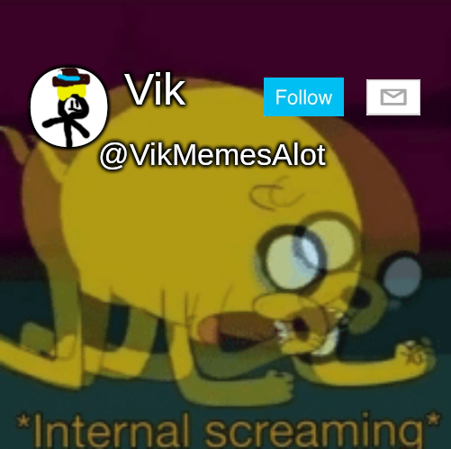Vik New announcement Blank Meme Template