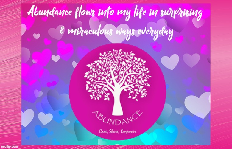 abundance flows into my life in surprising & miraculous ways everyday | image tagged in namaste | made w/ Imgflip meme maker