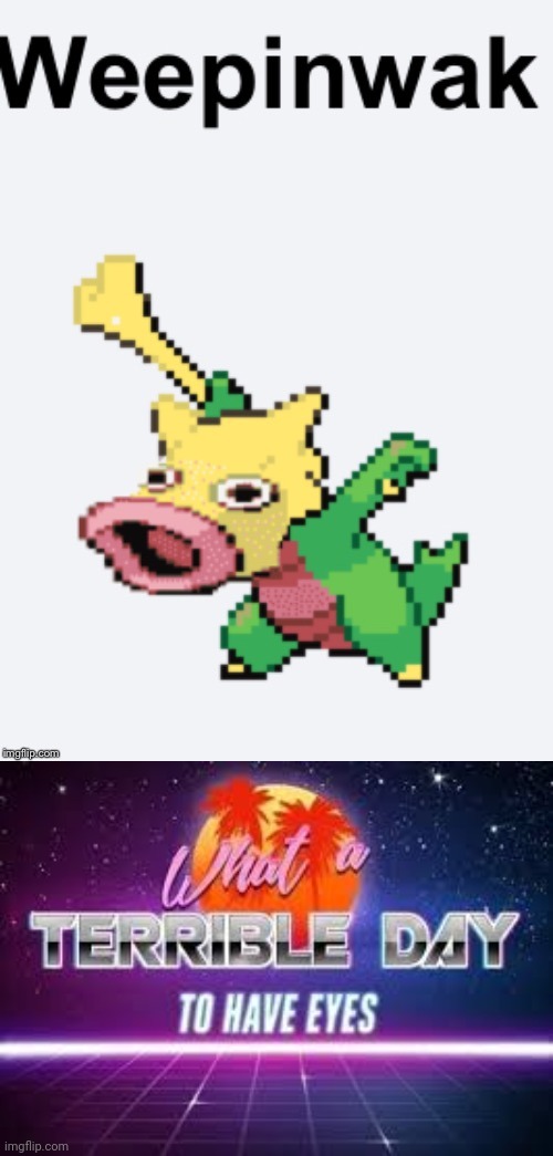 Cursed Pokemon Fusion | image tagged in what a terrible day to have eyes,pokemon,pokemon fusion | made w/ Imgflip meme maker