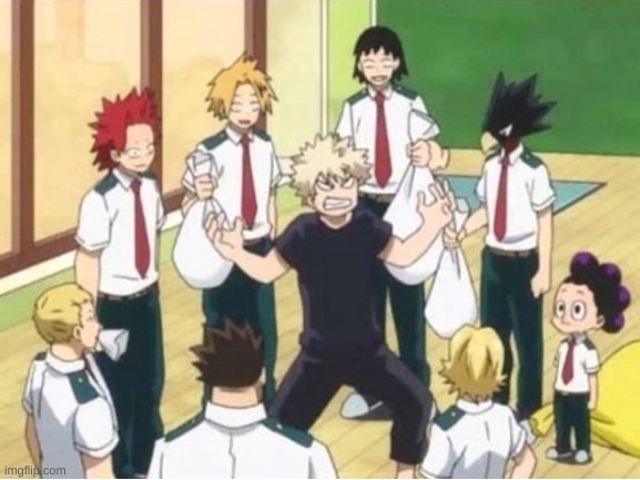 The people who haven't watch MHA, explain this image to the best of your ability | image tagged in random | made w/ Imgflip meme maker