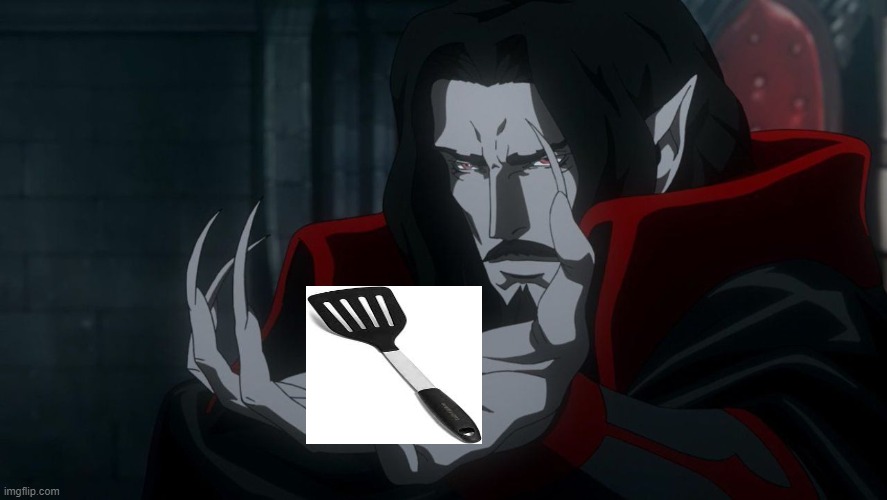 You've heard of Elf On a Shelf, now..... ( Yes i know i can't crop images) | image tagged in elf on the shelf,castlevania,dracula,spatula | made w/ Imgflip meme maker