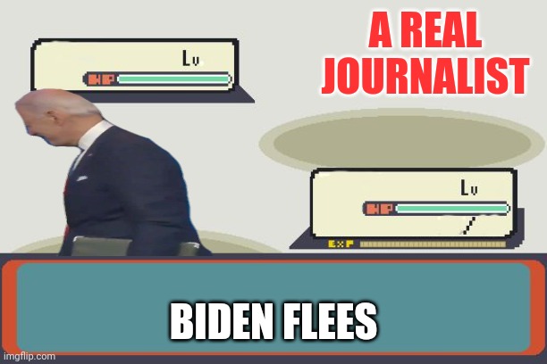A Journalist actually asked Biden about Hunter aaaannnd | A REAL JOURNALIST; BIDEN FLEES | image tagged in joe biden,hunter,political meme,drstrangmeme,fraud,voter fraud | made w/ Imgflip meme maker