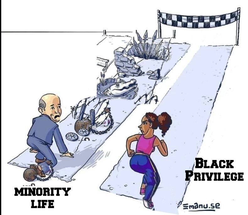 black privilege meme Blank Meme Template