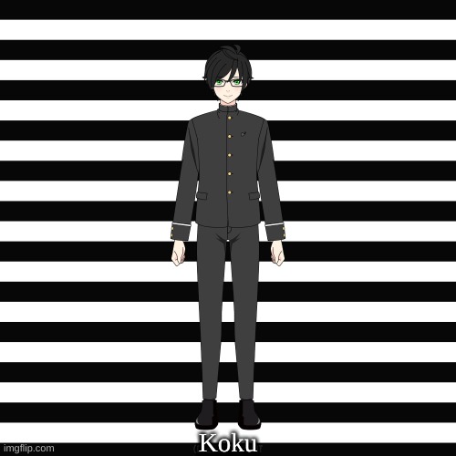 This is my OC Koku | Koku | image tagged in oc,anime | made w/ Imgflip meme maker