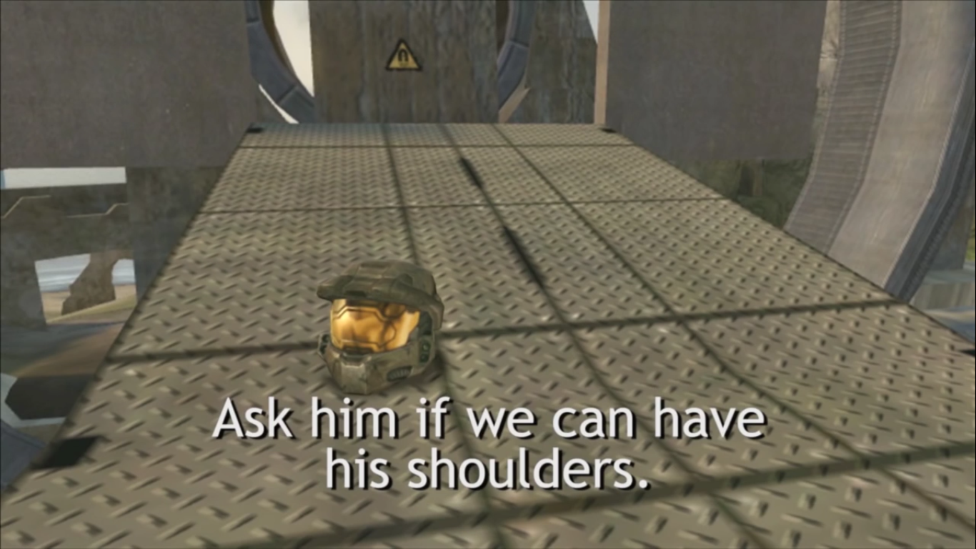 Ask him if we can have his shoulders. Blank Meme Template