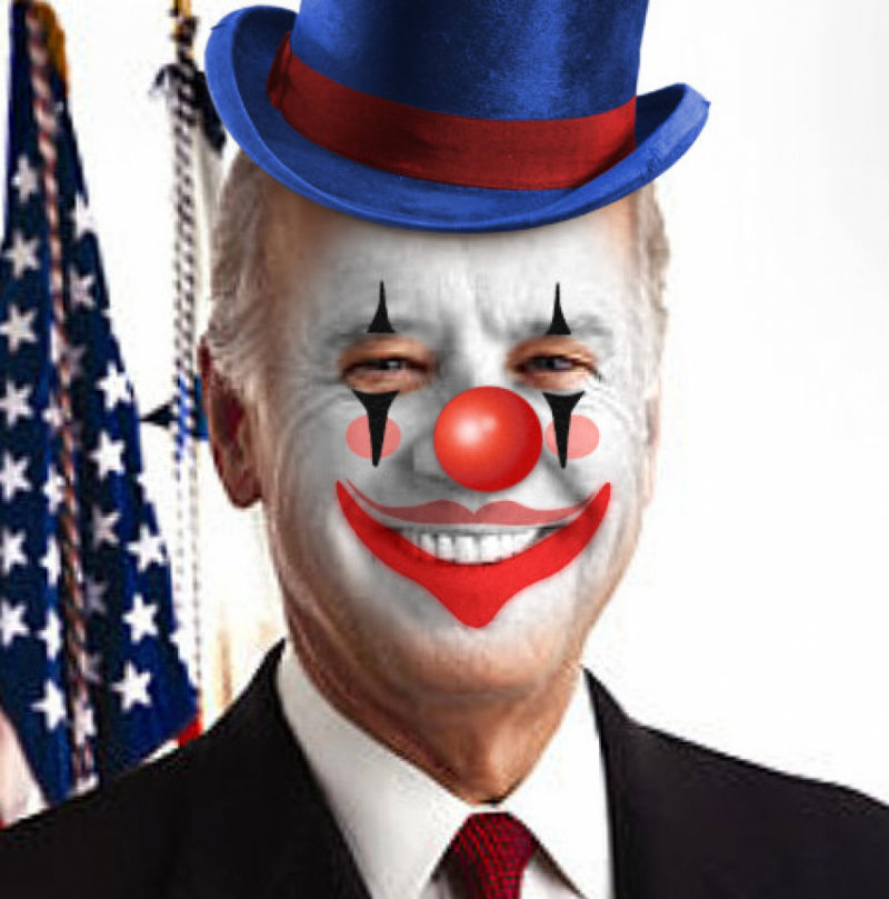 Joe biden clown Blank Meme Template