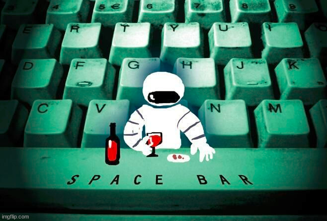 astronaut space bar joke