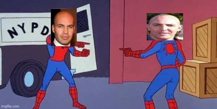 Billy zane in the mummy | image tagged in spider man double | made w/ Imgflip meme maker