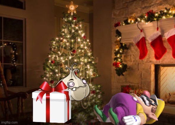Wario dies from excitement after getting Garlic for Christmas.mp3 | image tagged in wario dies,wario,garlic,christmas,memes | made w/ Imgflip meme maker