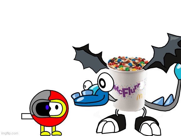 Pooka-Borg is just meeting some people | made w/ Imgflip meme maker