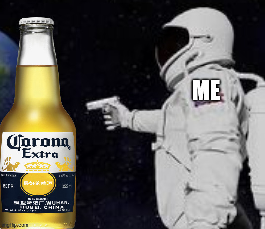 this is a joke sorry | ME | image tagged in corona | made w/ Imgflip meme maker