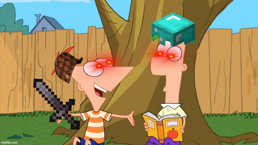 ef | image tagged in phineas and ferb | made w/ Imgflip meme maker