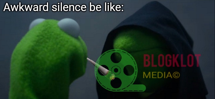 Kermit - Dark Kermit awkward silence Blank Meme Template