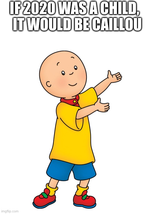 He irritates me so much. | IF 2020 WAS A CHILD,  
IT WOULD BE CAILLOU | image tagged in caillou,2020,child,worst,year,worst year ever | made w/ Imgflip meme maker
