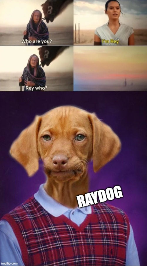 RAYDOG | image tagged in memes,i'm rey | made w/ Imgflip meme maker