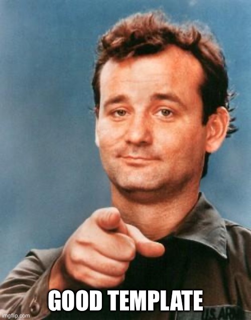 Bill Murray You're Awesome | GOOD TEMPLATE | image tagged in bill murray you're awesome | made w/ Imgflip meme maker
