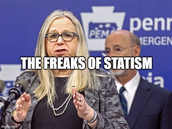 Dr. Levine | THE FREAKS OF STATISM | image tagged in dr levine | made w/ Imgflip meme maker