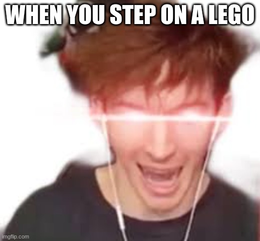 ow | WHEN YOU STEP ON A LEGO | image tagged in albert,flamingo,roblox,lego | made w/ Imgflip meme maker