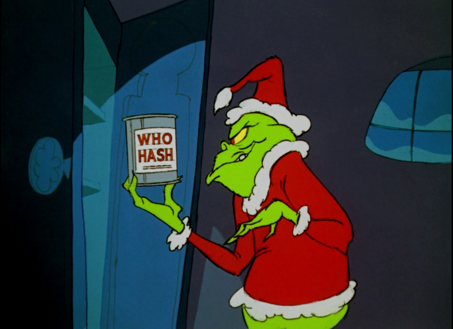 High Quality Grinch Who Hash Blank Meme Template