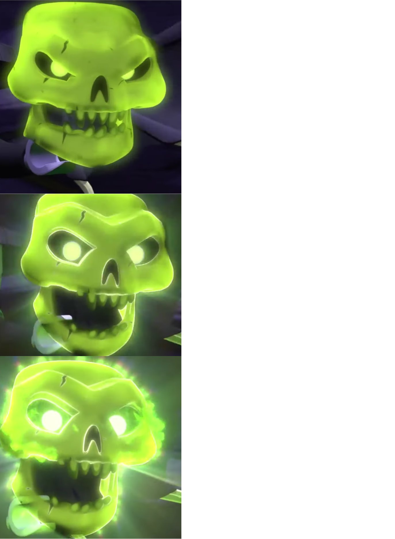 Ninjago Skull Reaction Meme Blank Meme Template