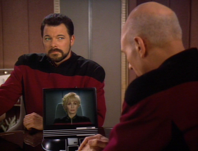 Picard And Riker Blank Meme Template