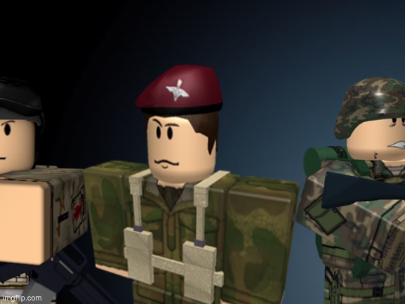 The Robloxian Military | image tagged in e | made w/ Imgflip meme maker