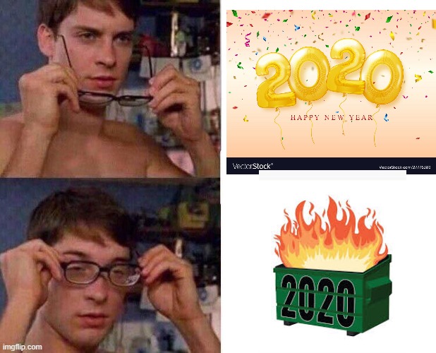 So true | image tagged in spiderman glasses,2020 sucks | made w/ Imgflip meme maker