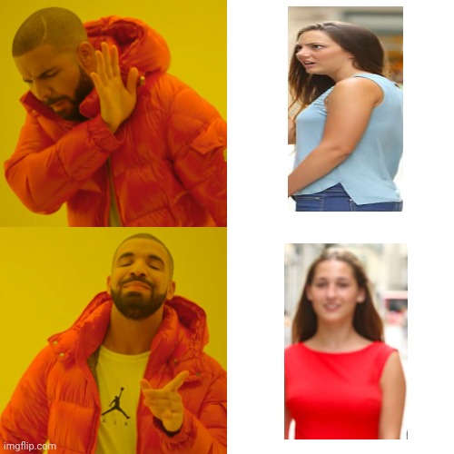 Distracted Hotline Boyfriend? | image tagged in memes,drake hotline bling,distracted boyfriend,wrong template | made w/ Imgflip meme maker