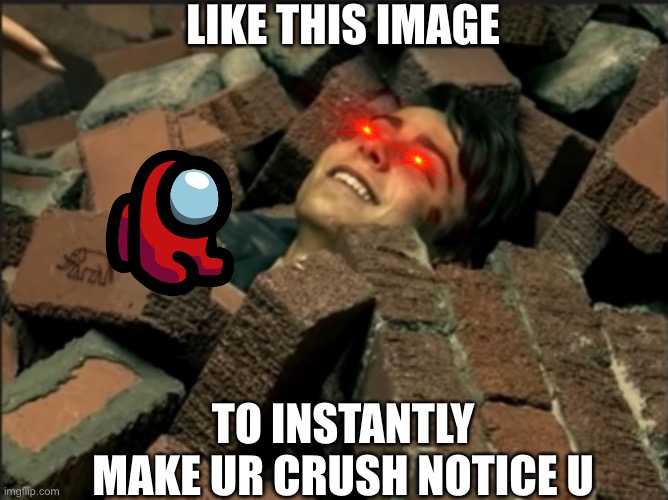 Uh.... | LIKE THIS IMAGE; TO INSTANTLY MAKE UR CRUSH NOTICE U | image tagged in five in bricks,memes,funny memes | made w/ Imgflip meme maker