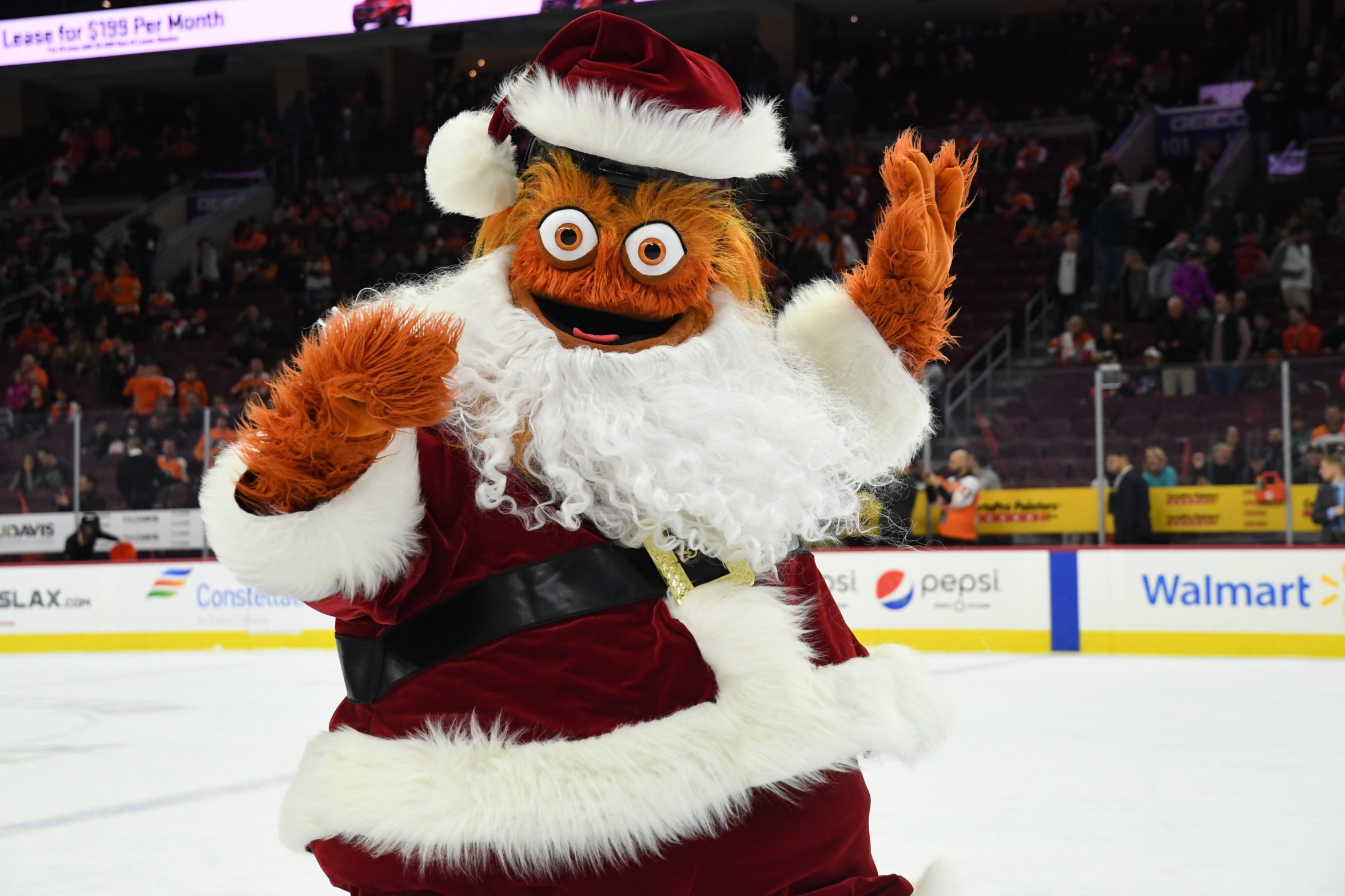 Gritty Claus Blank Meme Template