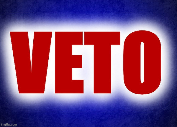 veto | image tagged in veto,bullshit,virus | made w/ Imgflip meme maker