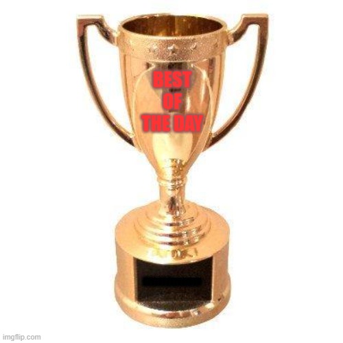 Participation trophy | BEST OF THE DAY FFFFFFFFFFFFFFF | image tagged in participation trophy | made w/ Imgflip meme maker