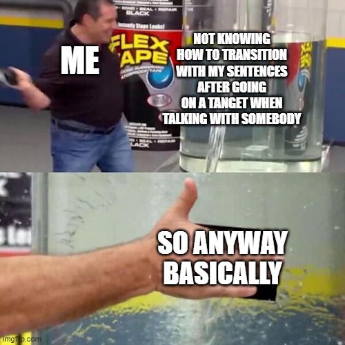 flex tape meme slap