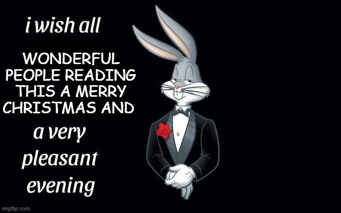 merry christmas ya'll | WONDERFUL PEOPLE READING THIS A MERRY CHRISTMAS AND | image tagged in i wish all the x a very pleasant evening,christmas | made w/ Imgflip meme maker