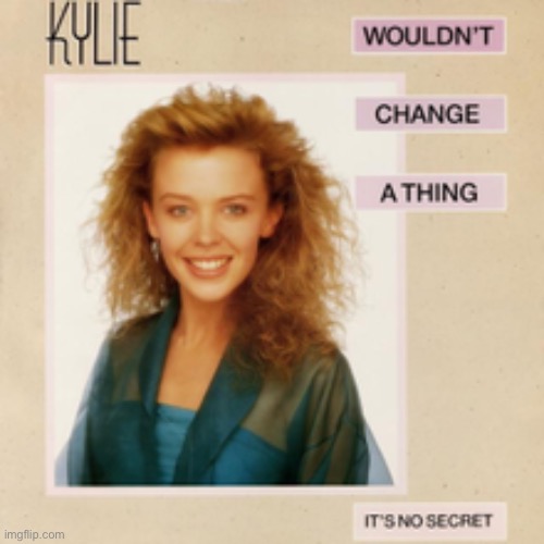 Early development of a smug attitude. And terrible hair | image tagged in kylie wouldn t change a thing | made w/ Imgflip meme maker