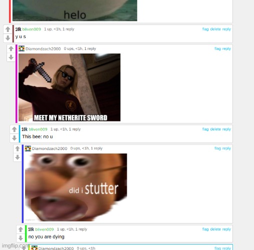 what a great conversation | made w/ Imgflip meme maker