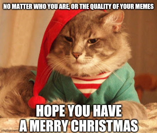 A merry Christmas to all, and to all a good night... |  NO MATTER WHO YOU ARE, OR THE QUALITY OF YOUR MEMES; HOPE YOU HAVE A MERRY CHRISTMAS | image tagged in all i want for christmas,christmas,memes,merry christmas,happy new year | made w/ Imgflip meme maker