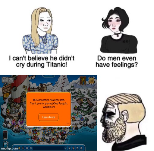sad | image tagged in chad crying,girls vs boys | made w/ Imgflip meme maker