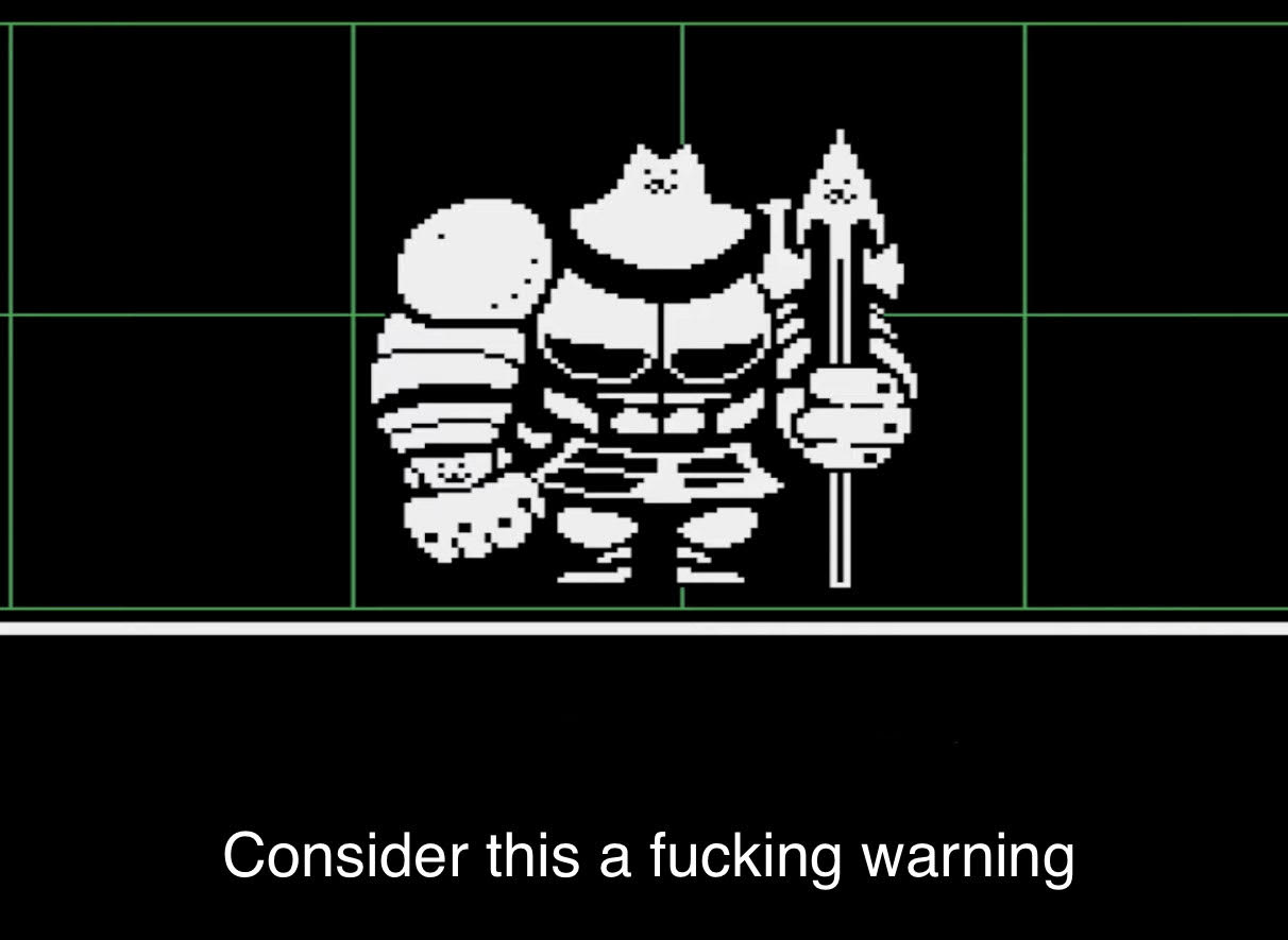 Consider this a fucking warning Blank Meme Template