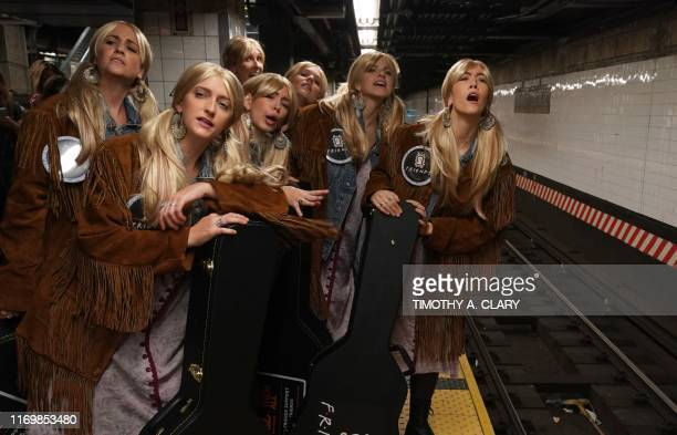 Group Of Women In Subway Blank Meme Template