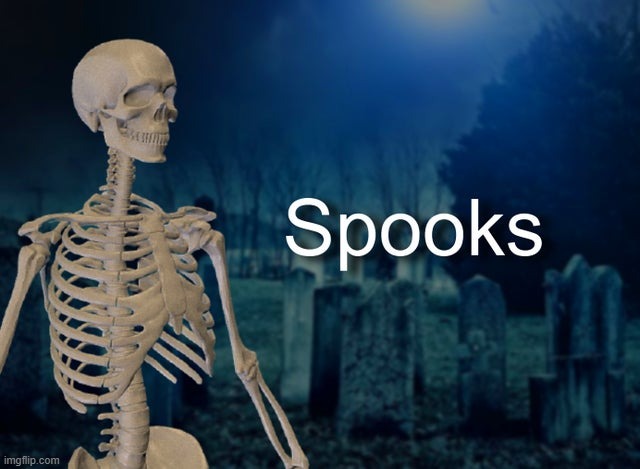 Meme Man Spooks | image tagged in meme man spooks | made w/ Imgflip meme maker