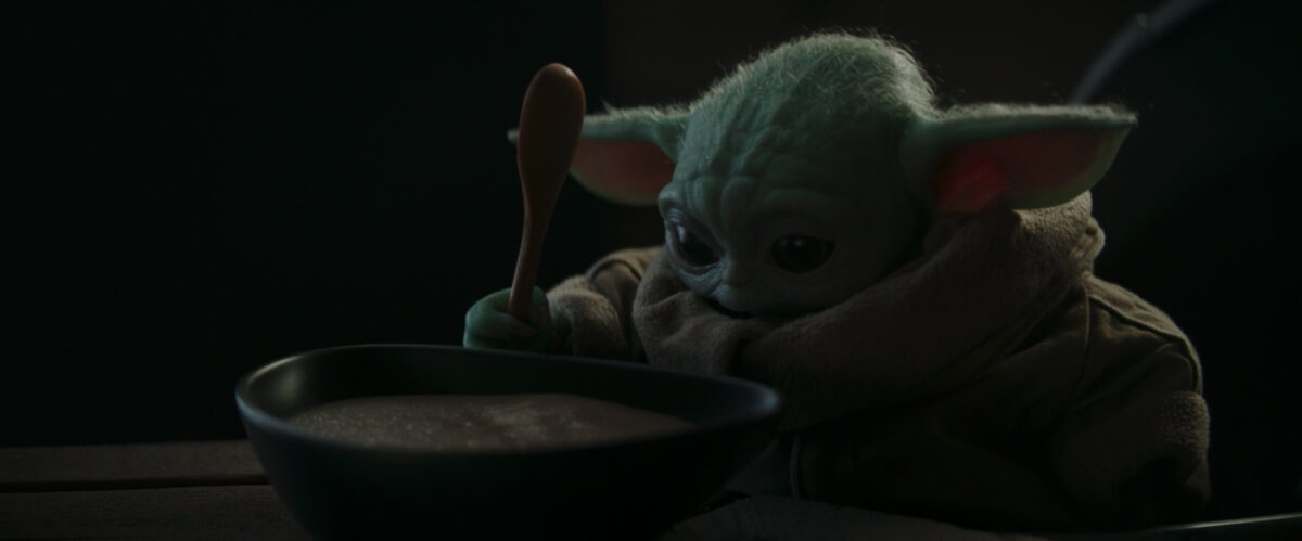 Baby Yoda Squid Face Blank Meme Template