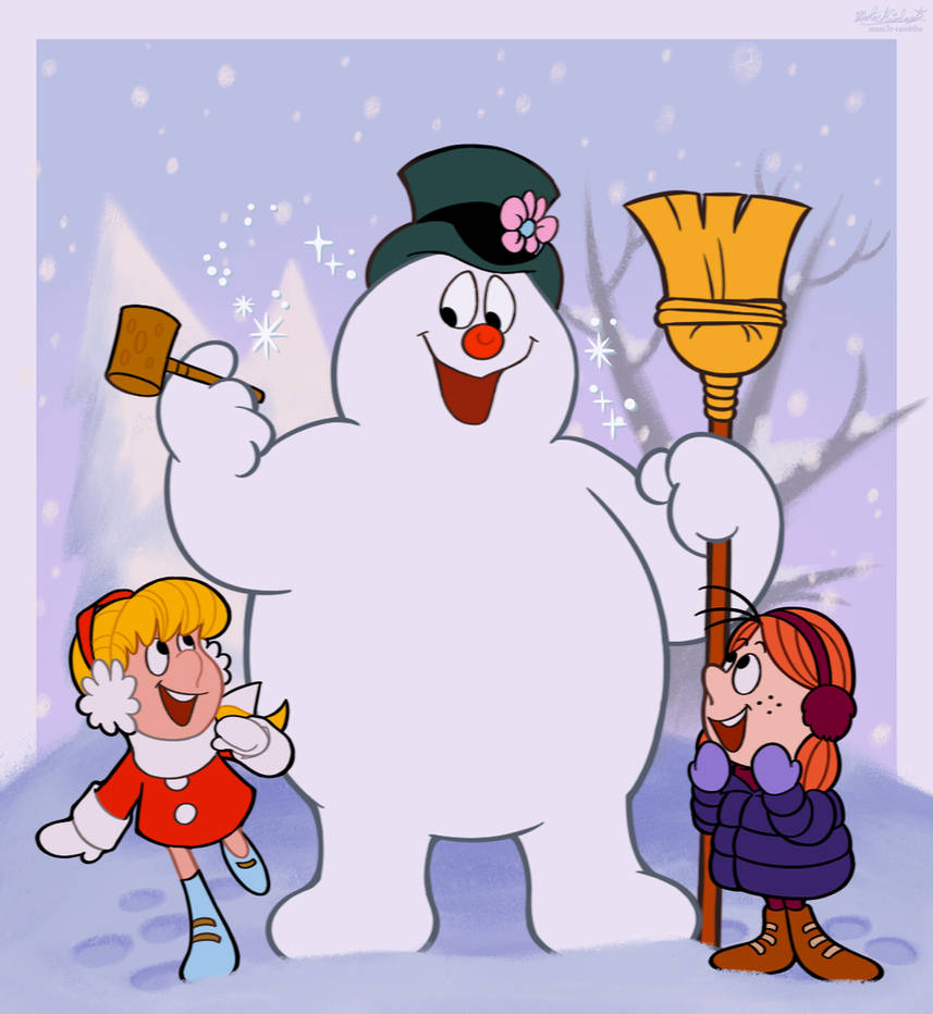 Frosty the snowman Blank Meme Template