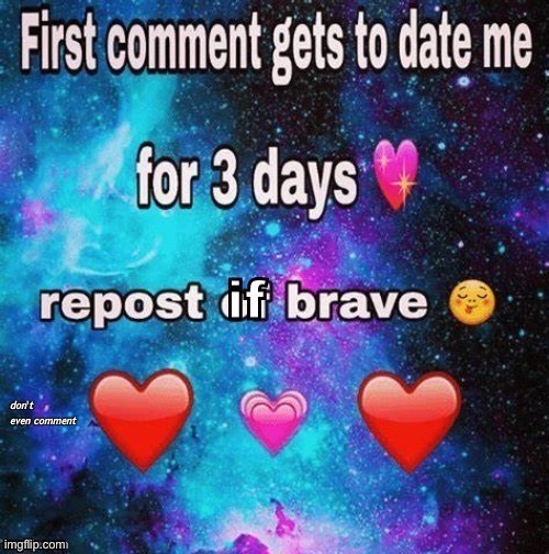 𝙙𝙤𝙣'𝙩 𝙚𝙫𝙚𝙣 𝙘𝙤𝙢𝙢𝙚𝙣𝙩 | made w/ Imgflip meme maker